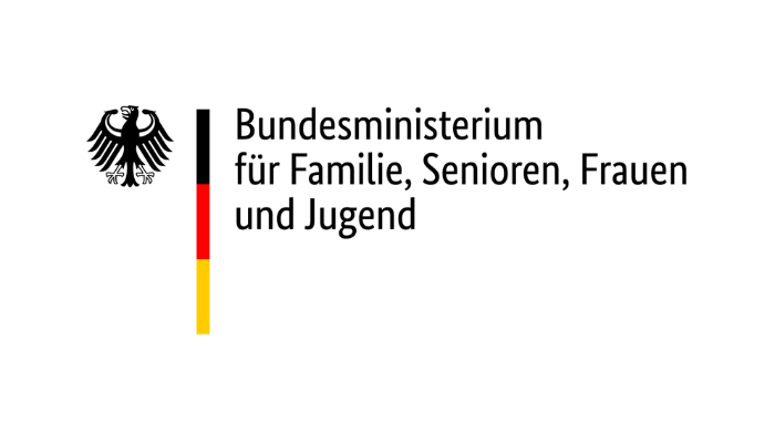 Logo des Bundesministeriums für Familie, Senioren, Frauen und Jugend