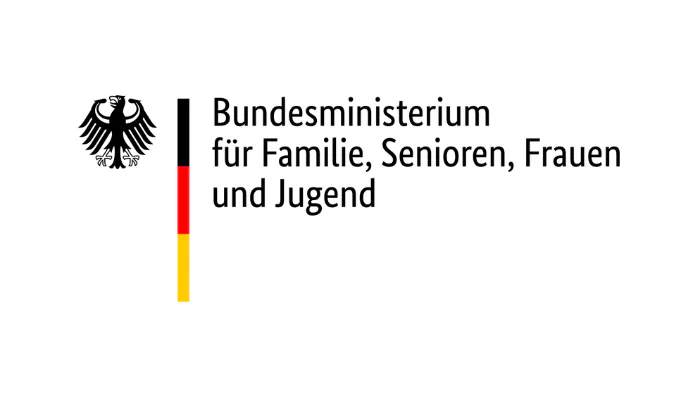 Logo des Bundesministeriums für Familie, Senioren, Frauen und Jugend